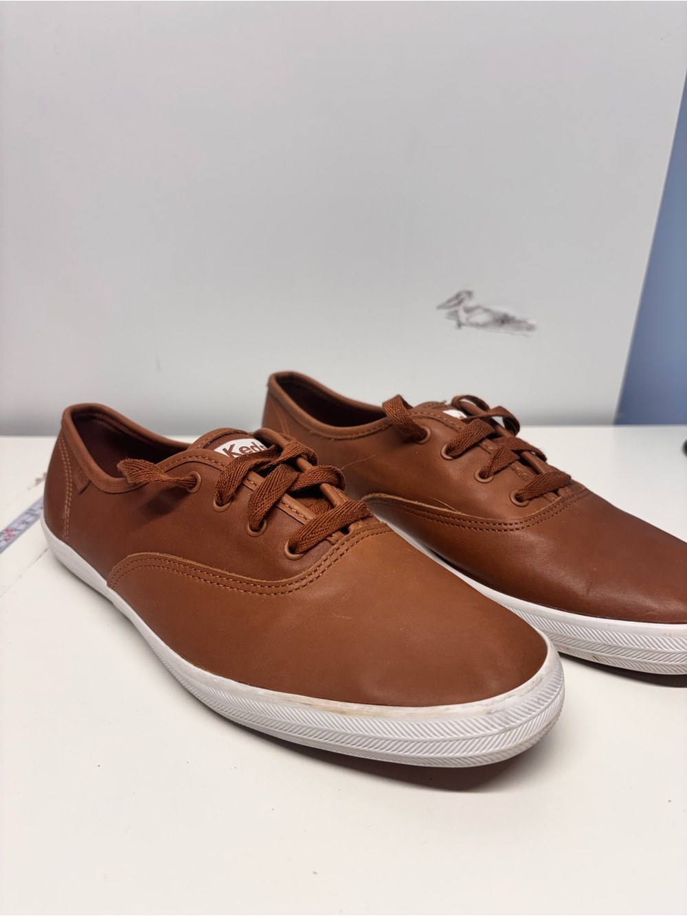 Keds Brown Low-Profile Lace-Up Triple Up Sneakers
